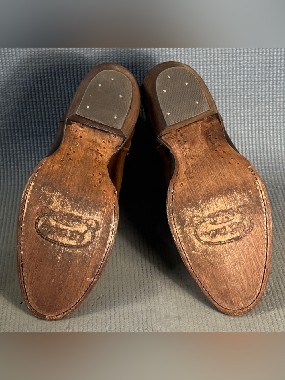 J.B. Dillon Brown Leather Western Heeled Boots - Picture 6 of 7